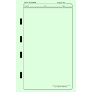 Minute Book Ledger Green Paper